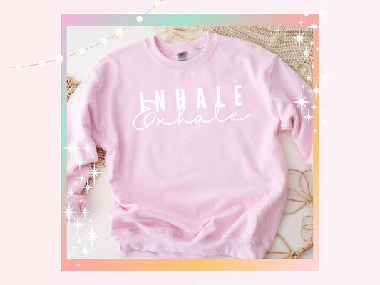 Inhale exhale Unisex Classic Fit Sweatshirt