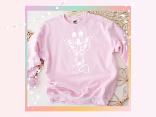 Giraffe With Glasses Unisex Classic Fit Sweatshirt